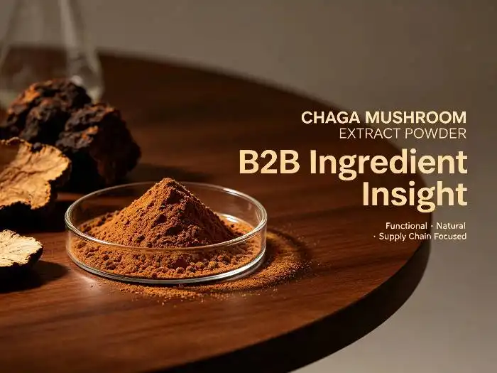 Chaga Mushroom Extract Powder: A Versatile Ingredient for Functional Food and Beverage Applications